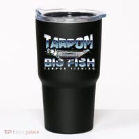 Tarpon Fishing Big Fish Tumbler thumb 0