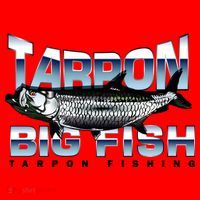 Tarpon Fishing Big Fish Santa Hat thumb 1