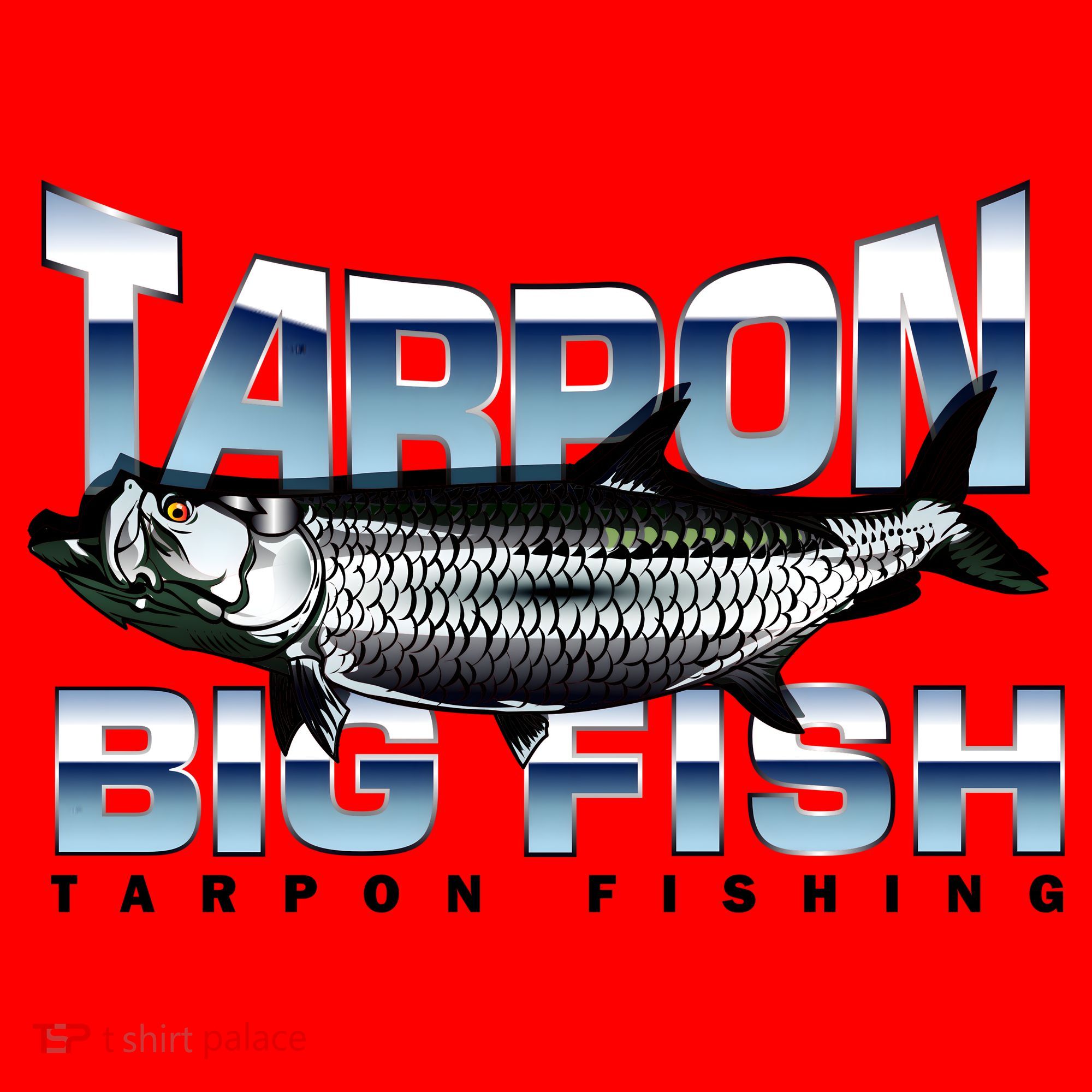 Tarpon Fishing Big Fish Santa Hat