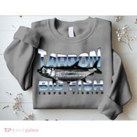 Tarpon Fishing Big Fish Sweatshirt thumb 2