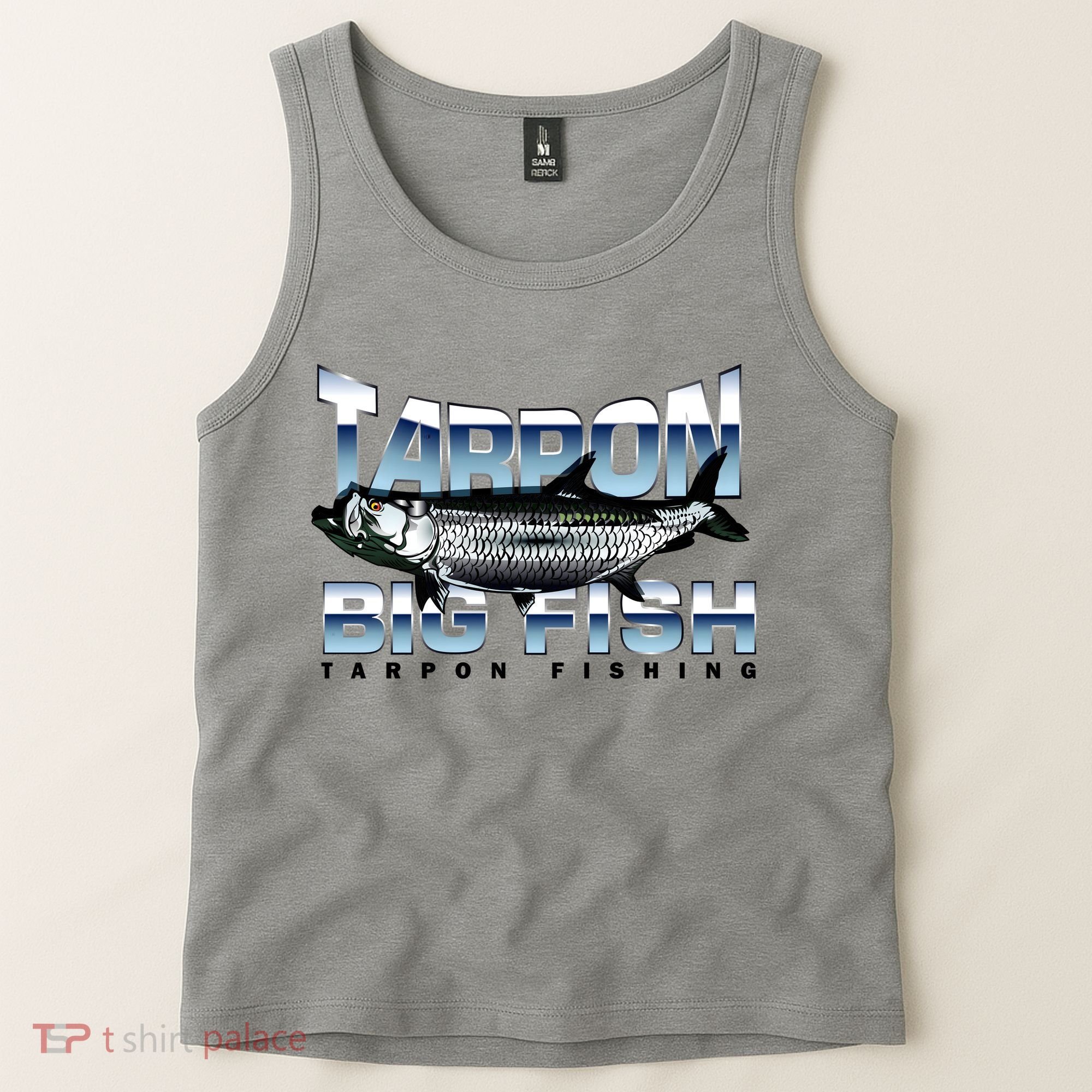 Tarpon Fishing Big Fish Tank Top