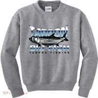 Tarpon Fishing Big Fish Kids Sweatshirt thumb 0