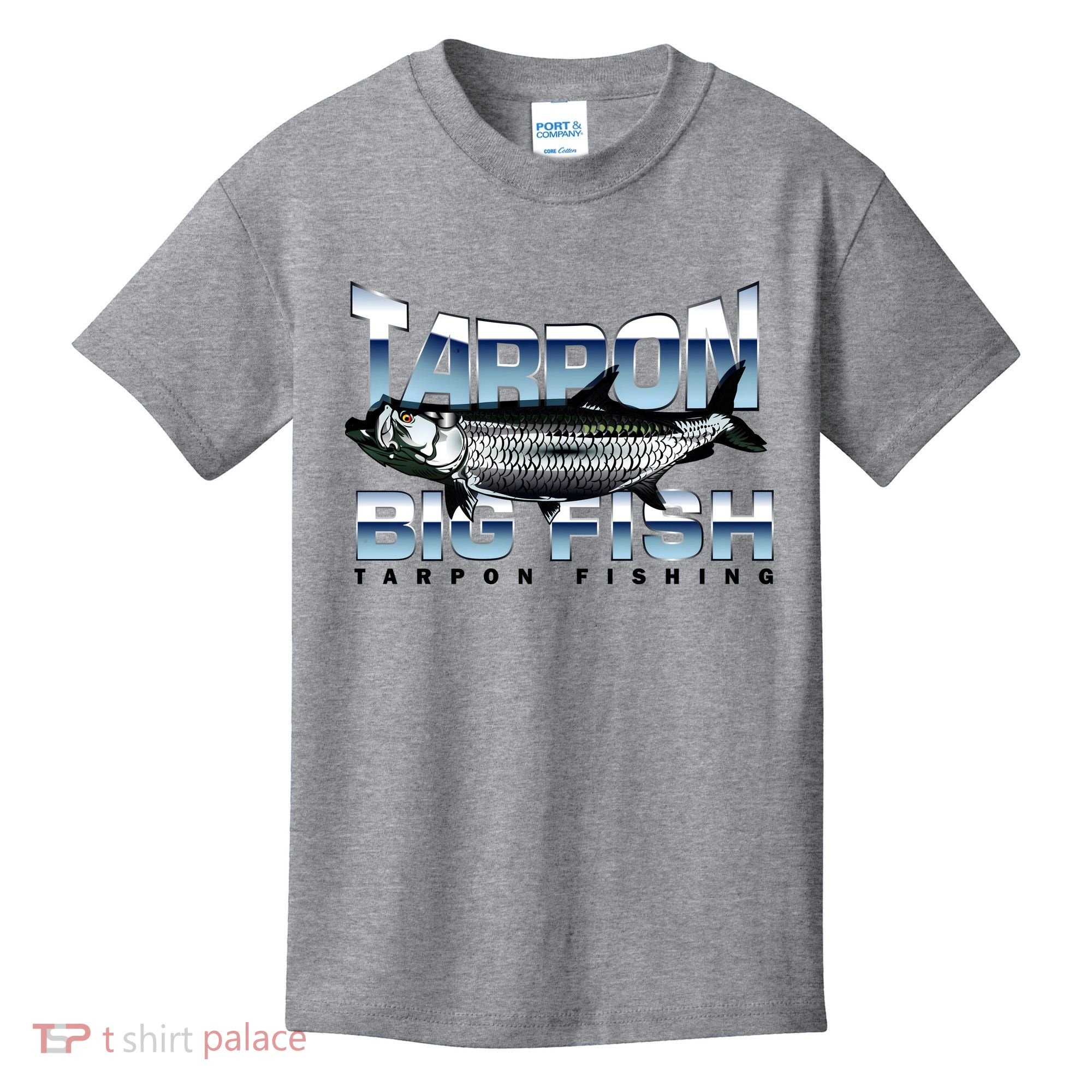 Tarpon Fishing Big Fish Kids T-Shirt