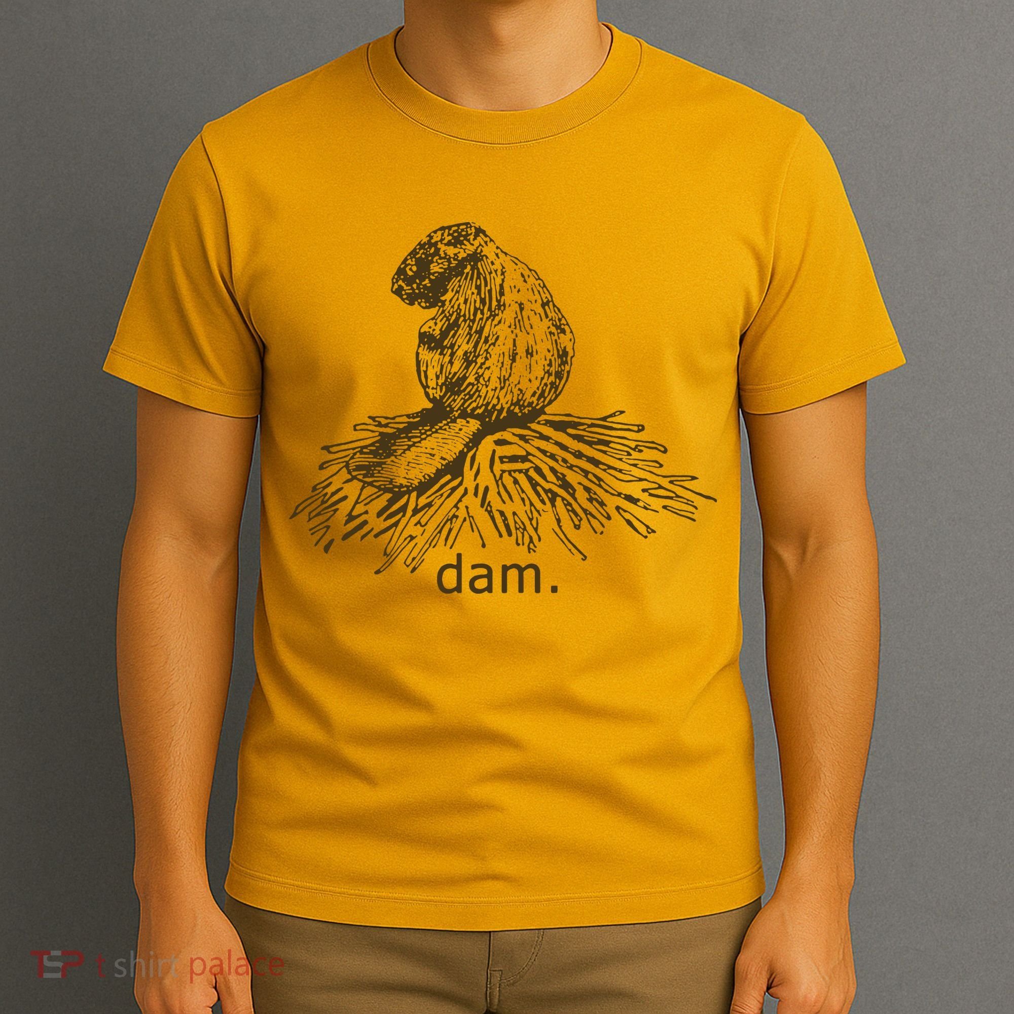 Trending Funny Beaver Dam Funny Animal Lover Cool Wildlife Beaver T-Shirt