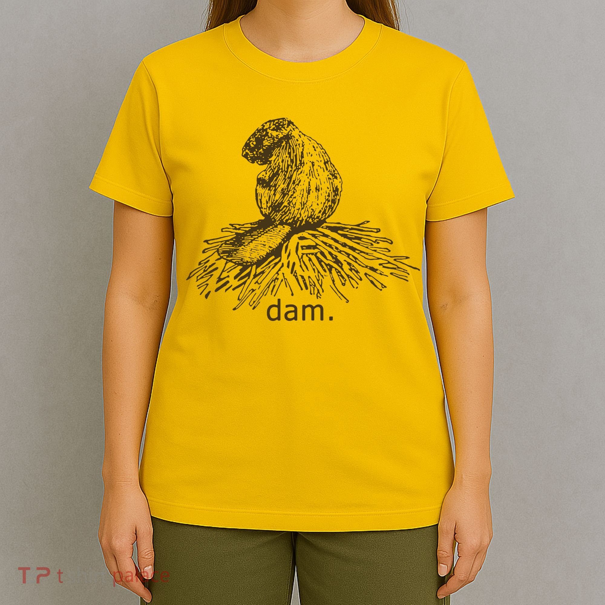 Trending Funny Beaver Dam Funny Animal Lover Cool Wildlife Beaver T-Shirt