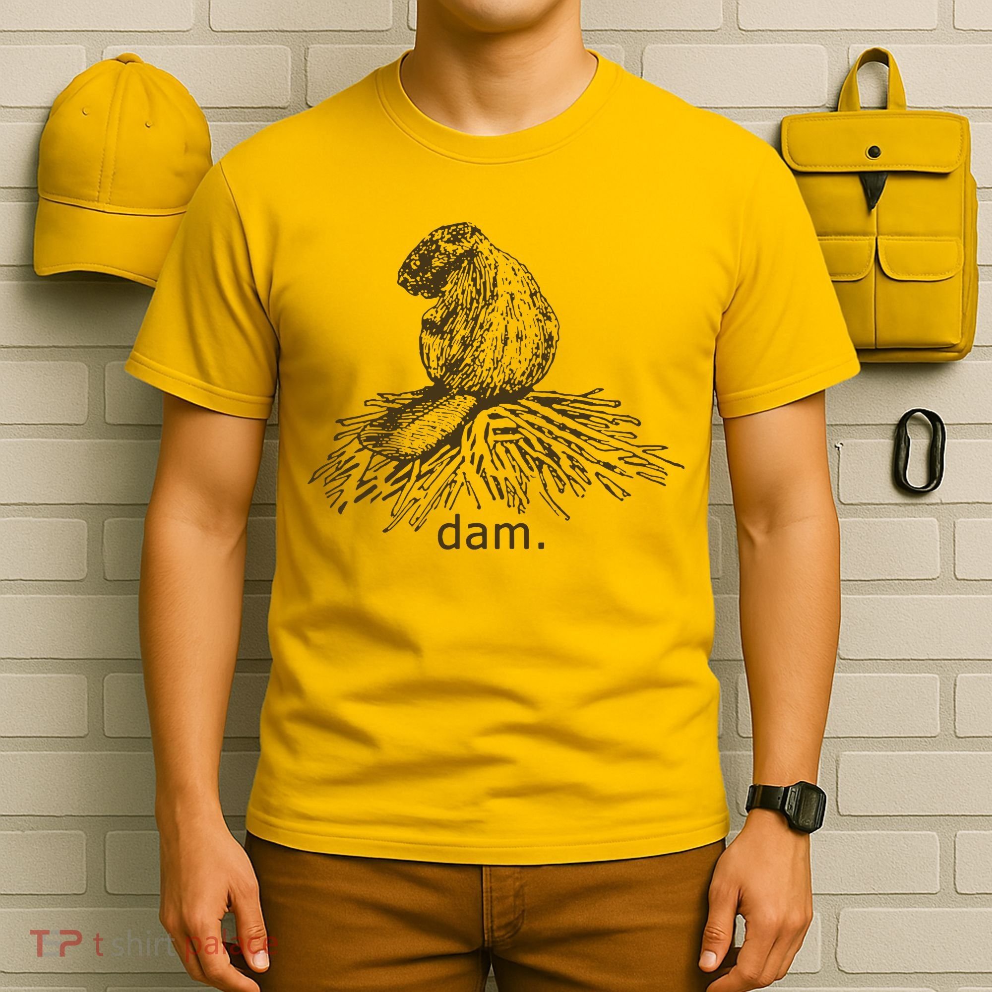 Trending Funny Beaver Dam Funny Animal Lover Cool Wildlife Beaver T-Shirt