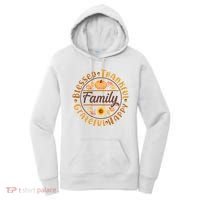 Thanksgiving Family Blessed Thankful Grateful Happy Emblem Women's Hoodie thumb 0