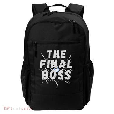 The Final Boss Rock Lightning Wrestling Rock Final Boss Backpack