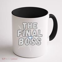 The Final Boss Rock Lightning Wrestling Rock Final Boss Coffee Mug thumb 1