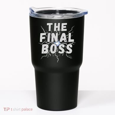 The Final Boss Rock Lightning Wrestling Rock Final Boss Tumbler