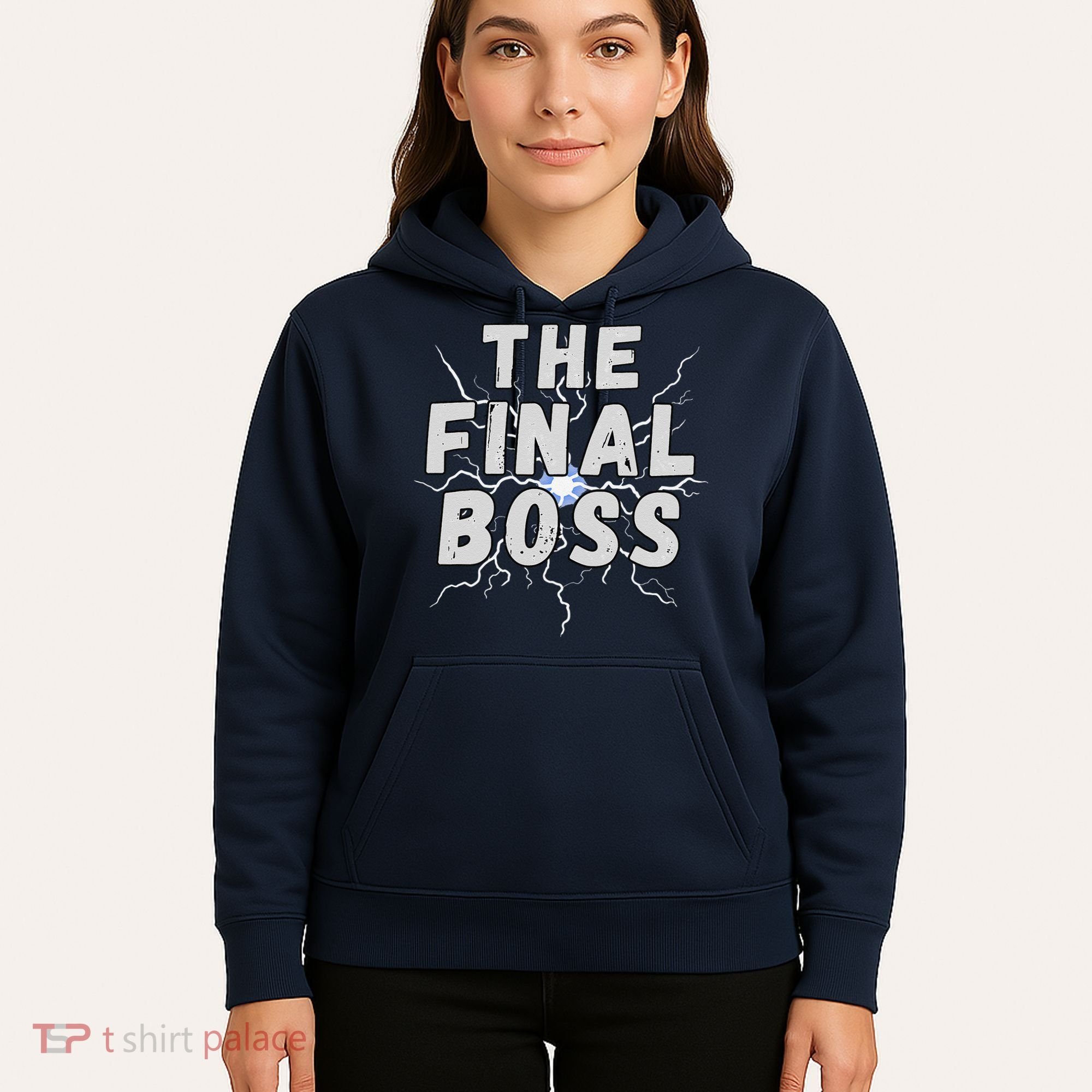 The Final Boss Rock Lightning Wrestling Rock Final Boss Hoodie