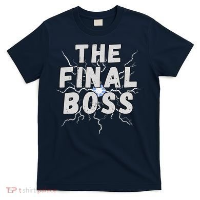 The Final Boss Rock Lightning Wrestling Rock Final Boss T-Shirt
