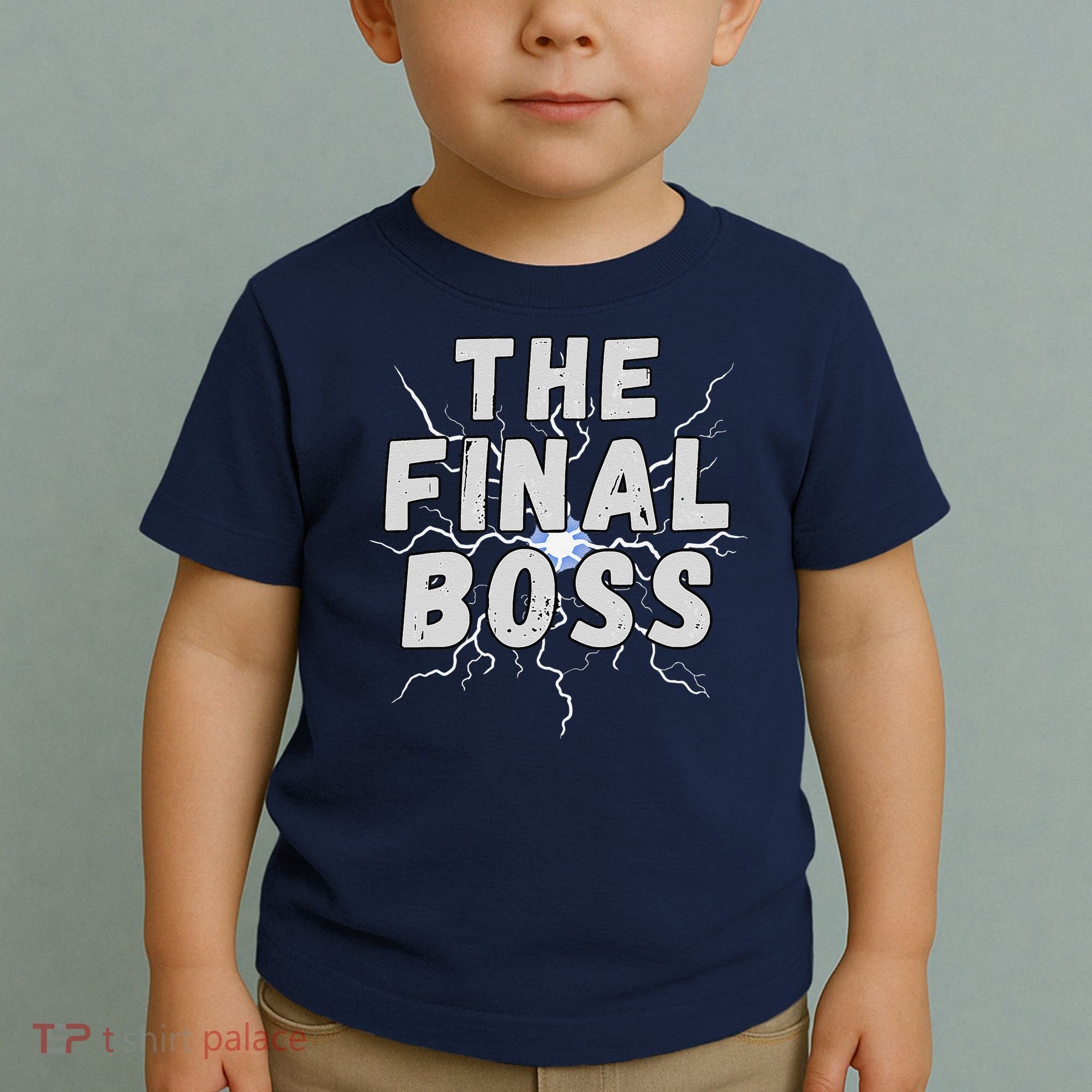 The Final Boss Rock Lightning Wrestling Rock Final Boss Toddler T-Shirt