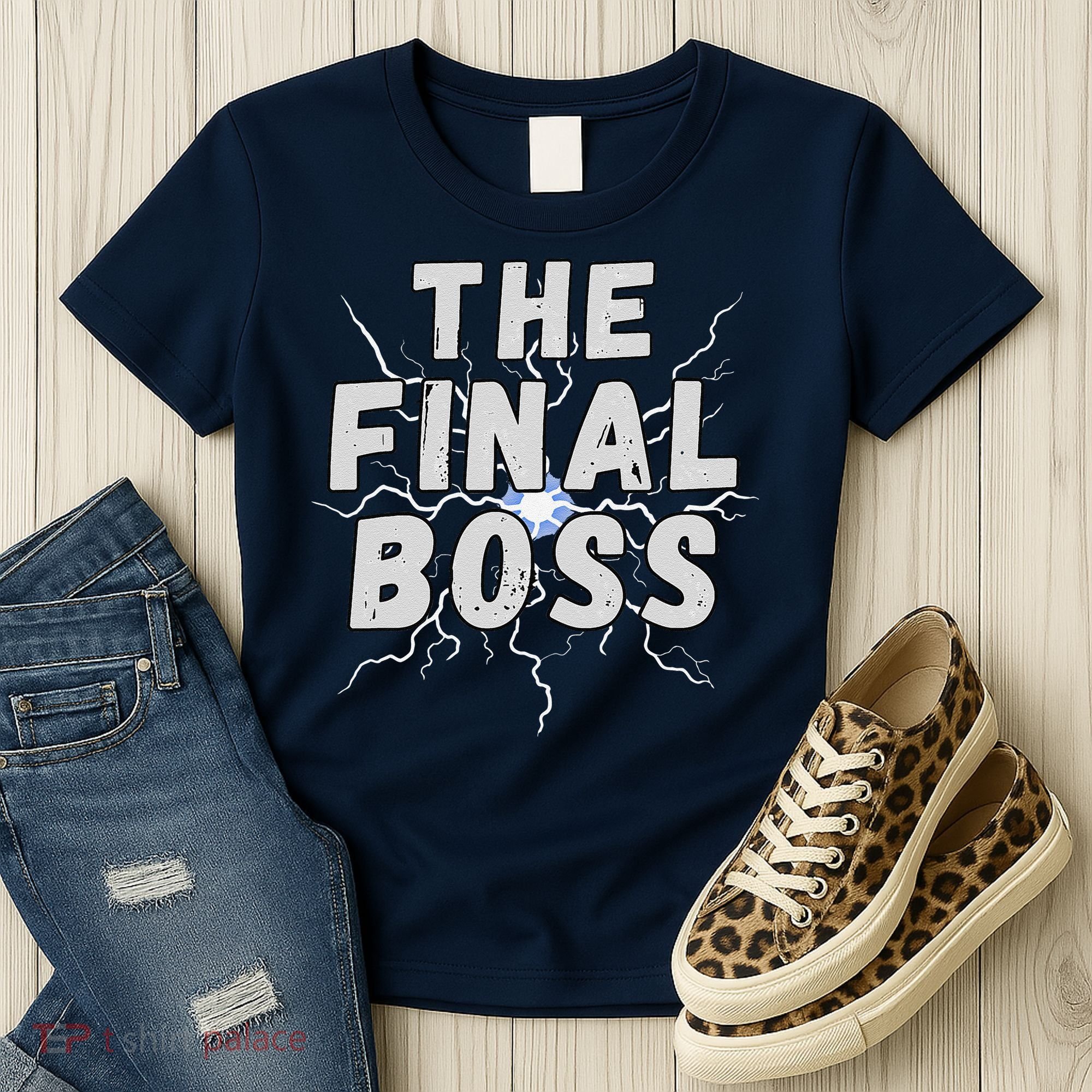 The Final Boss Rock Lightning Wrestling Rock Final Boss Women's T-Shirt