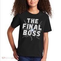 The Final Boss Rock Lightning Wrestling Rock Final Boss Kids T-Shirt thumb 2