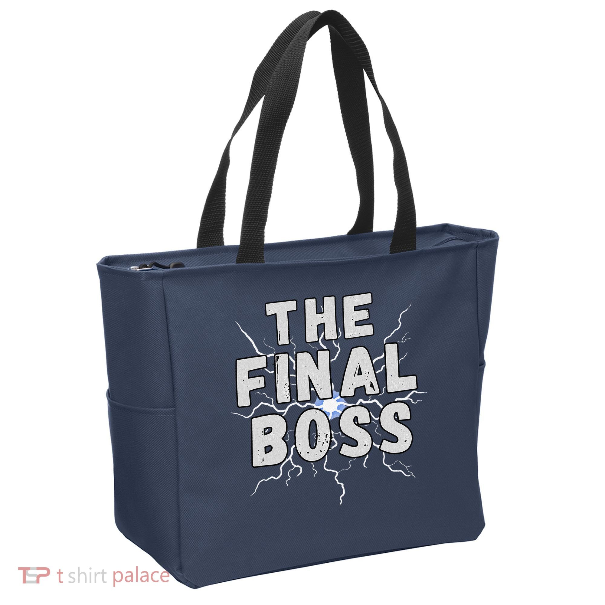 The Final Boss Rock Lightning Wrestling Rock Final Boss Tote Bag