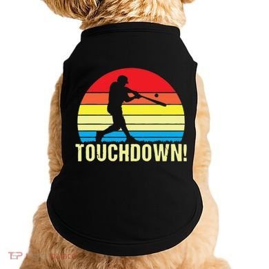Touchdown!gift Funny Baseball Touchdown Teegift Great For Games Gift Doggie Tank