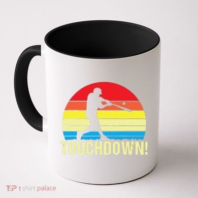 Touchdown!gift Funny Baseball Touchdown Teegift Great For Games Gift Coffee Mug