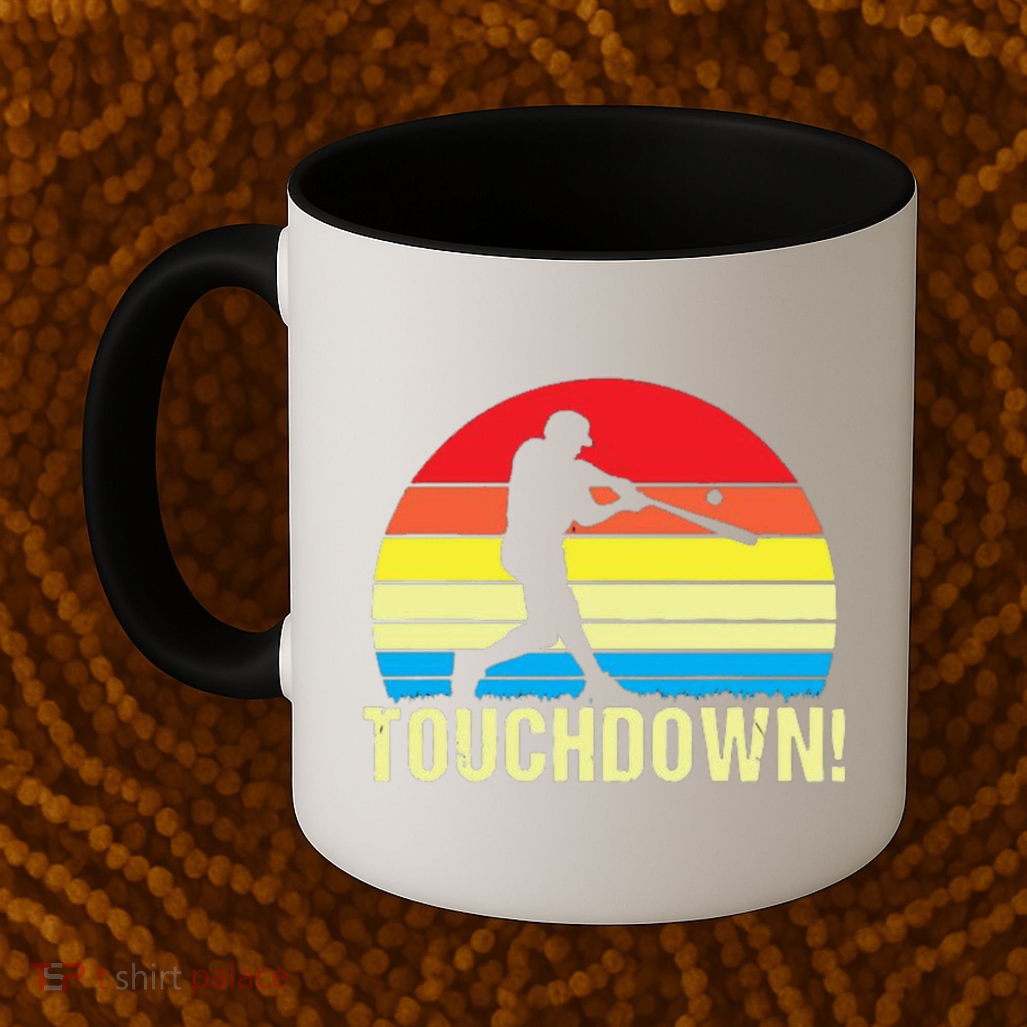 Touchdown!gift Funny Baseball Touchdown Teegift Great For Games Gift Coffee Mug
