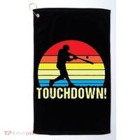 Touchdown!gift Funny Baseball Touchdown Teegift Great For Games Gift Golf Towel thumb 0