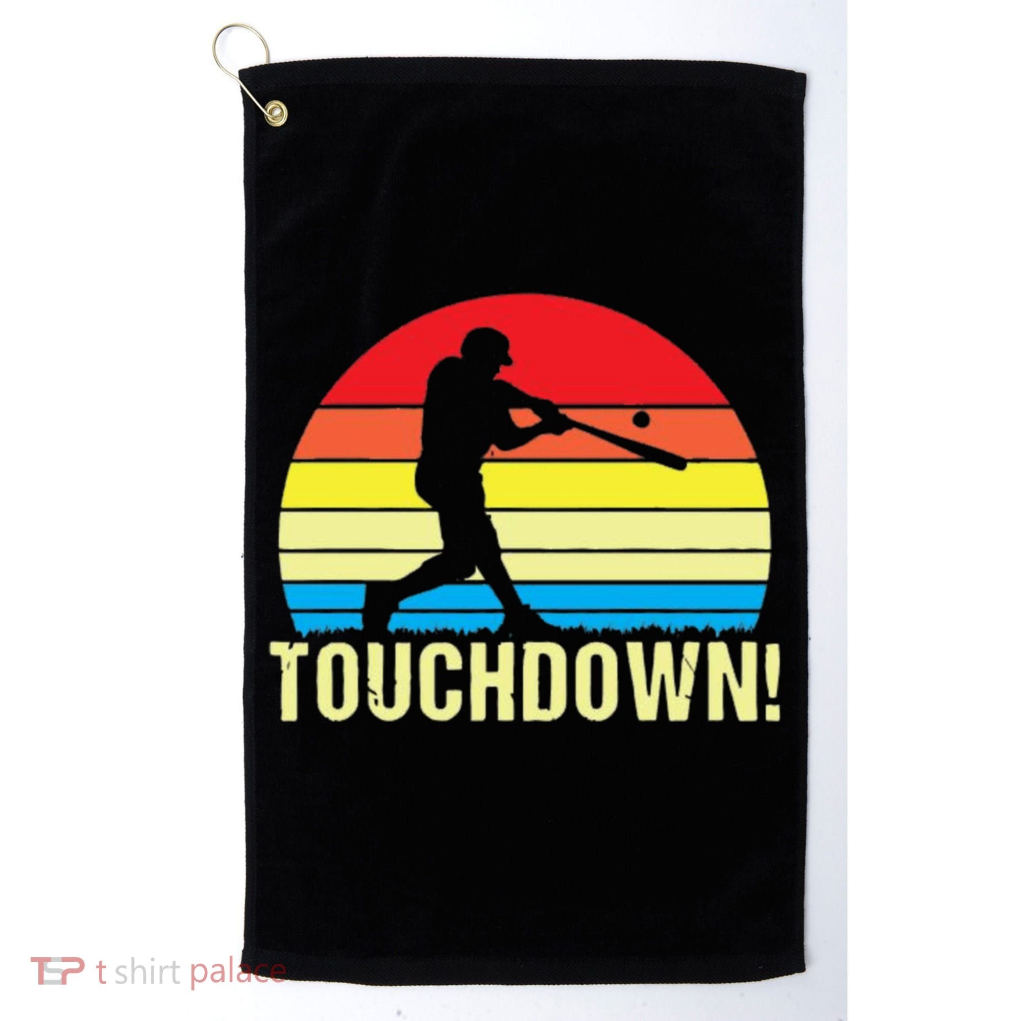 Touchdown!gift Funny Baseball Touchdown Teegift Great For Games Gift Golf Towel