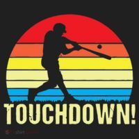 Touchdown!gift Funny Baseball Touchdown Teegift Great For Games Gift Golf Towel thumb 3