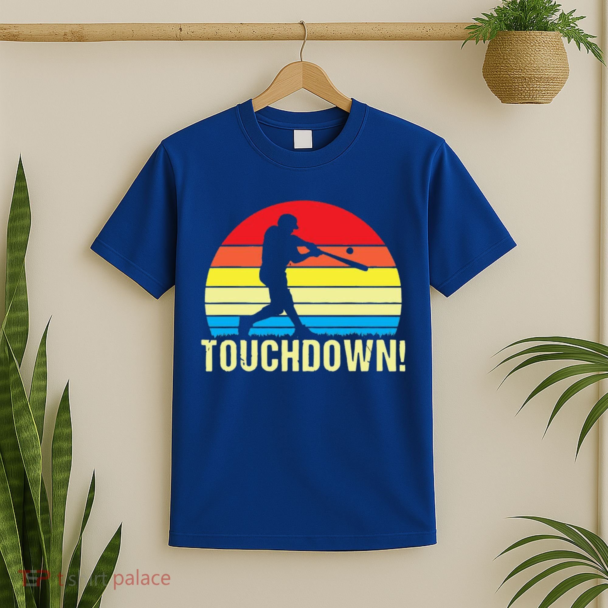 Touchdown!gift Funny Baseball Touchdown Teegift Great For Games Gift T-Shirt