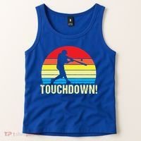 Touchdown!gift Funny Baseball Touchdown Teegift Great For Games Gift Tank Top thumb 2