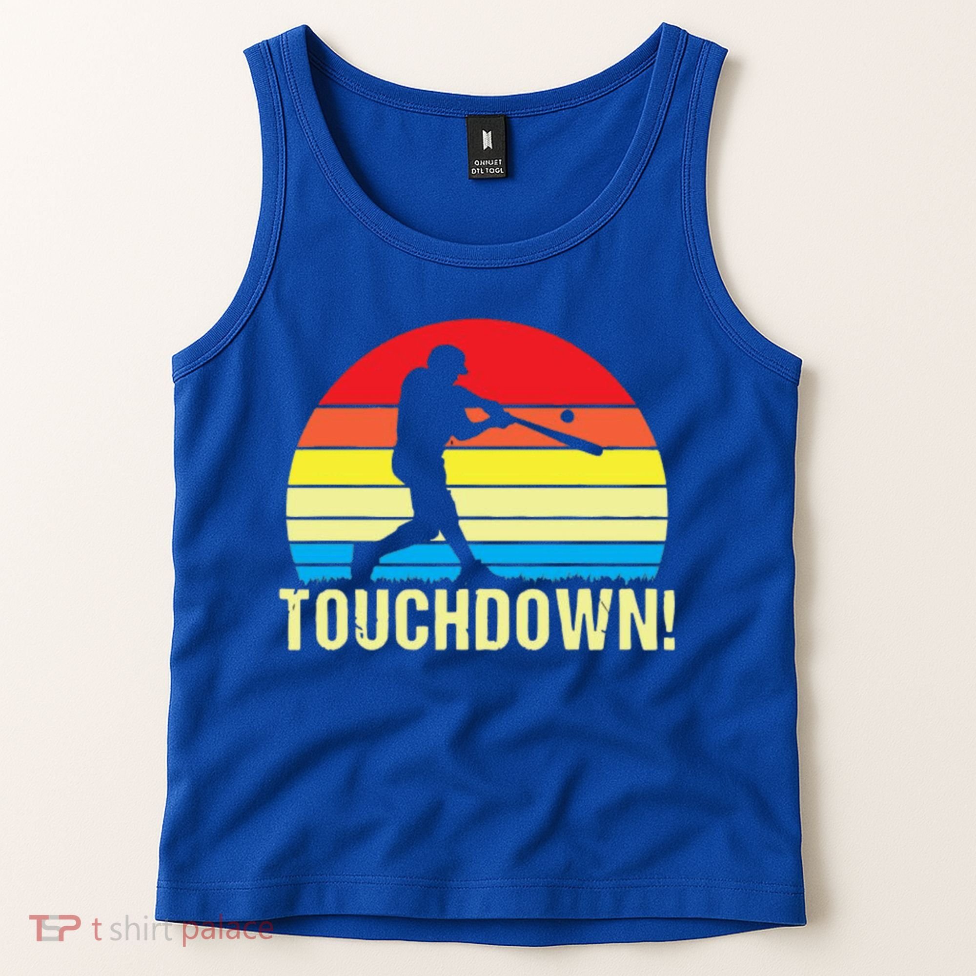 Touchdown!gift Funny Baseball Touchdown Teegift Great For Games Gift Tank Top