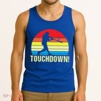 Touchdown!gift Funny Baseball Touchdown Teegift Great For Games Gift Tank Top thumb 3