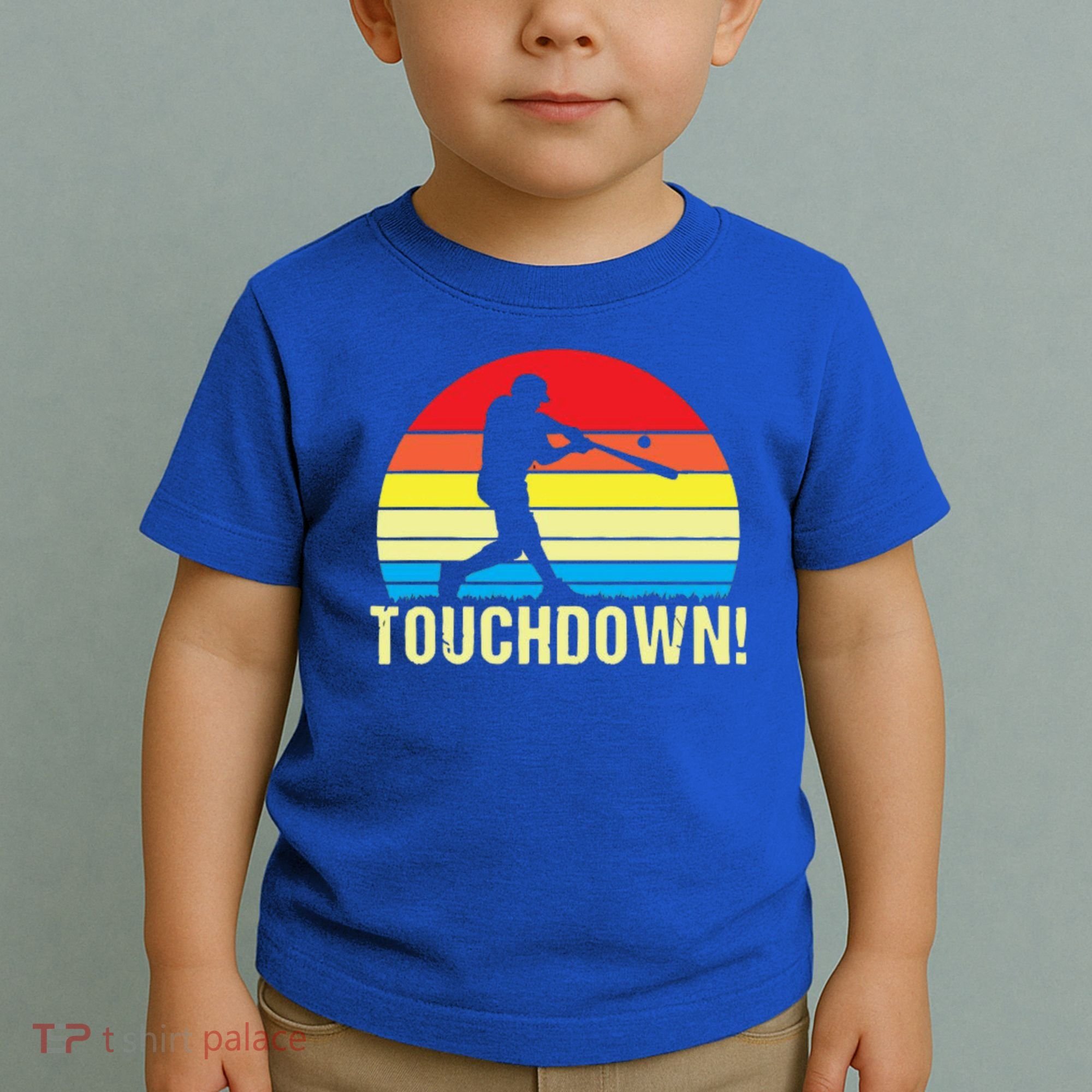 Touchdown!gift Funny Baseball Touchdown Teegift Great For Games Gift Toddler T-Shirt