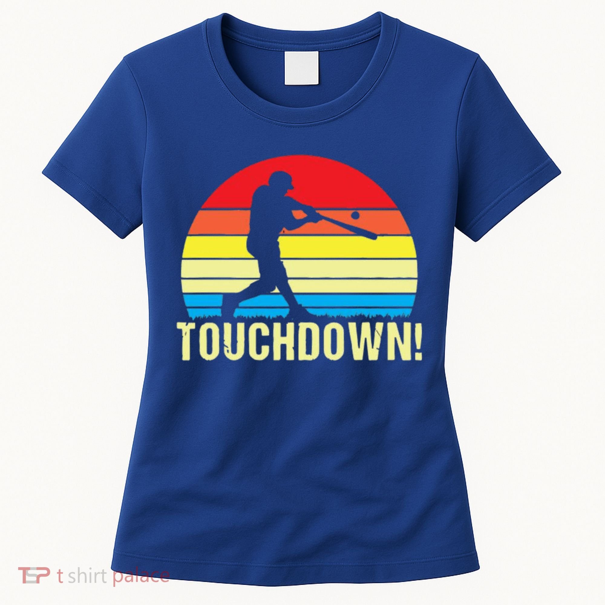 Touchdown!gift Funny Baseball Touchdown Teegift Great For Games Gift Women's T-Shirt