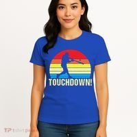 Touchdown!gift Funny Baseball Touchdown Teegift Great For Games Gift Women's T-Shirt thumb 4