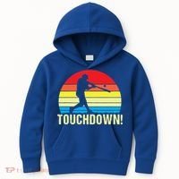 Touchdown!gift Funny Baseball Touchdown Teegift Great For Games Gift Kids Hoodie thumb 0