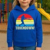 Touchdown!gift Funny Baseball Touchdown Teegift Great For Games Gift Kids Hoodie thumb 3