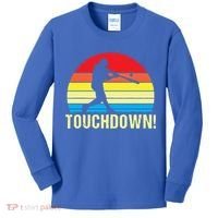 Touchdown!gift Funny Baseball Touchdown Teegift Great For Games Gift Kids Long Sleeve Shirt thumb 0
