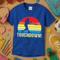 Touchdown!gift Funny Baseball Touchdown Teegift Great For Games Gift Kids T-Shirt thumb 3