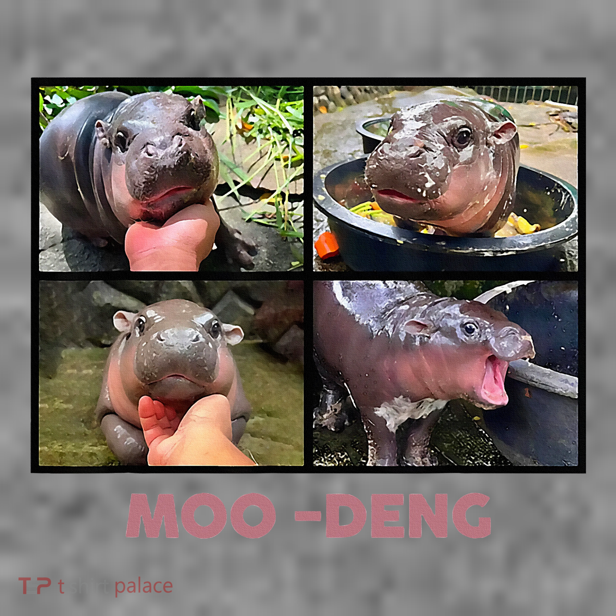 The Famous Baby Pigmy Hippo Moodeng Toddler Hoodie