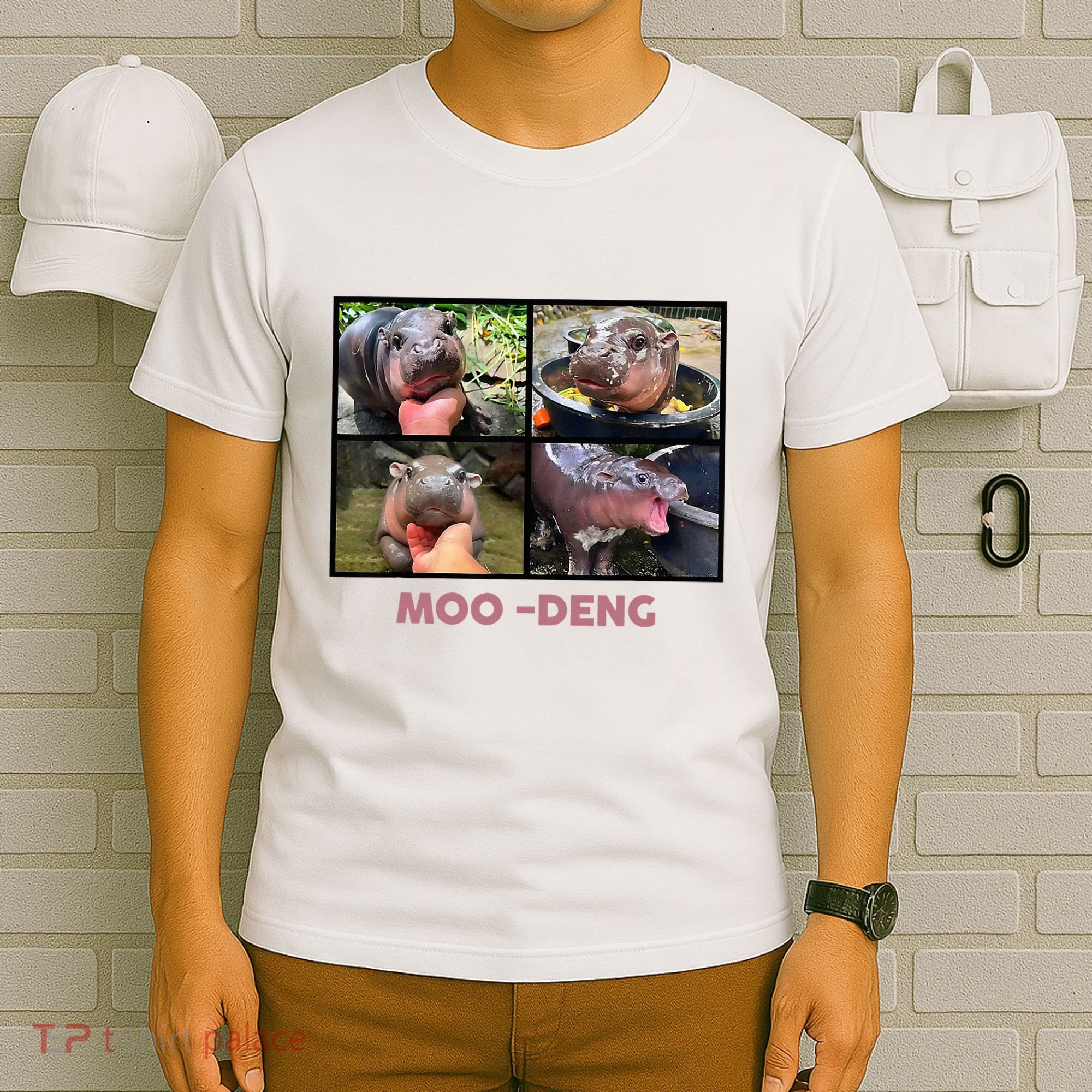 The Famous Baby Pigmy Hippo Moodeng T-Shirt