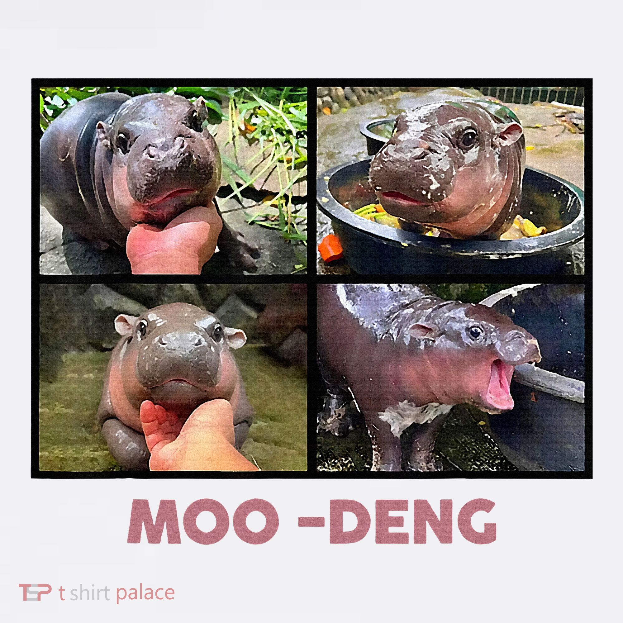 The Famous Baby Pigmy Hippo Moodeng T-Shirt