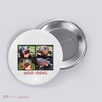 The Famous Baby Pigmy Hippo Moodeng Button thumb 0