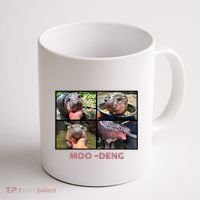 The Famous Baby Pigmy Hippo Moodeng Coffee Mug thumb 1