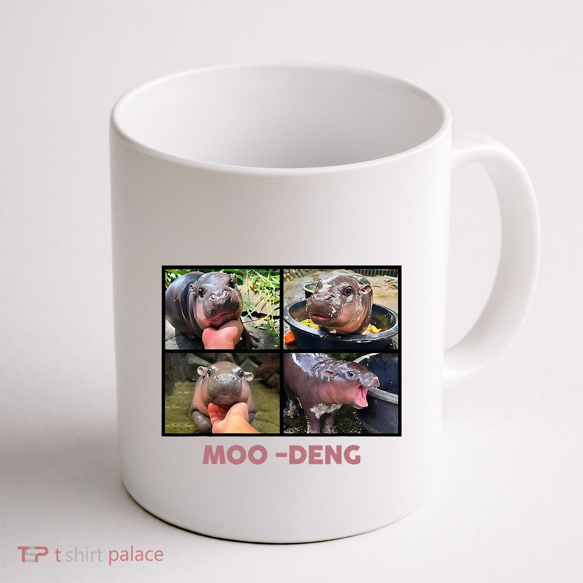 The Famous Baby Pigmy Hippo Moodeng Coffee Mug