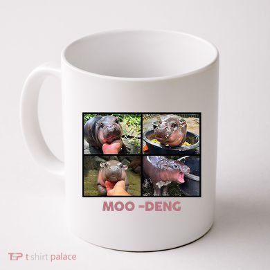 The Famous Baby Pigmy Hippo Moodeng Coffee Mug