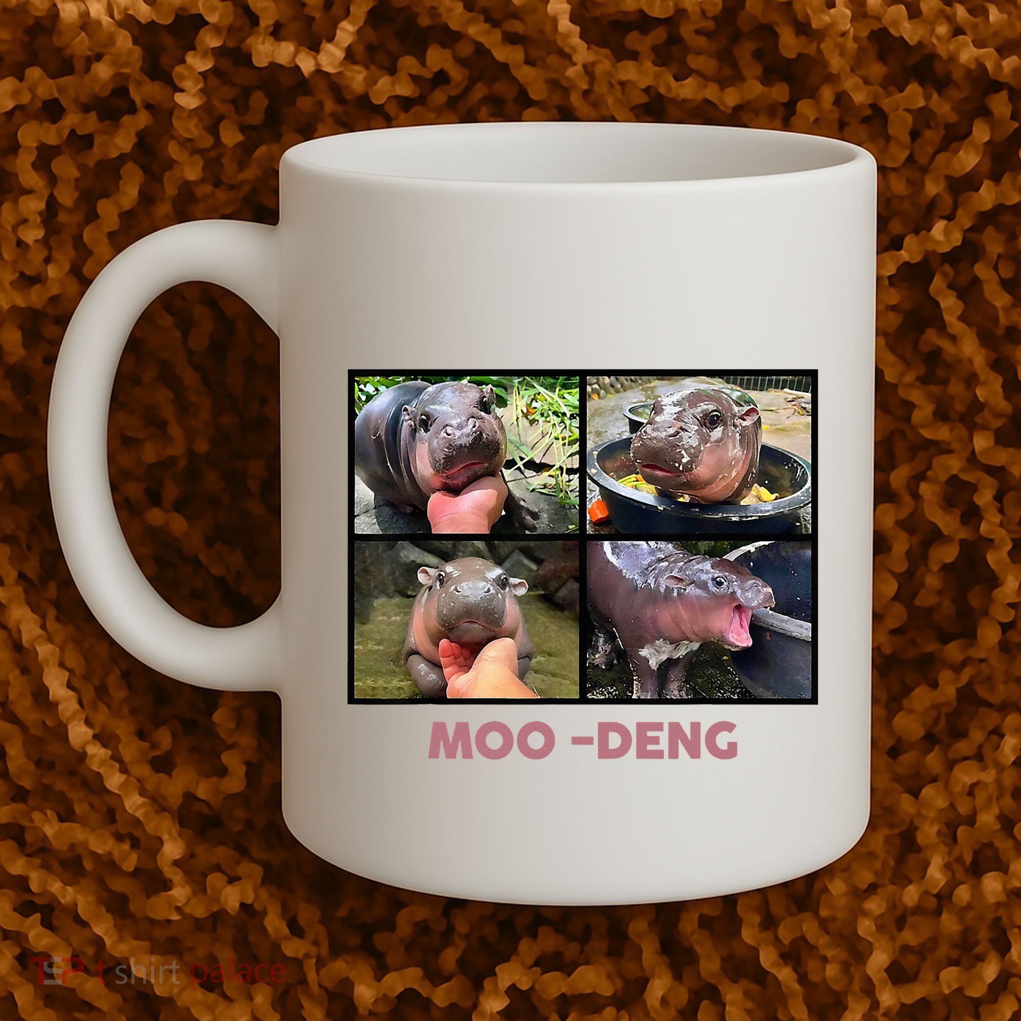 The Famous Baby Pigmy Hippo Moodeng Coffee Mug