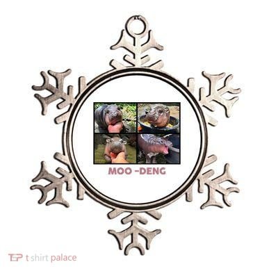 The Famous Baby Pigmy Hippo Moodeng Ornament