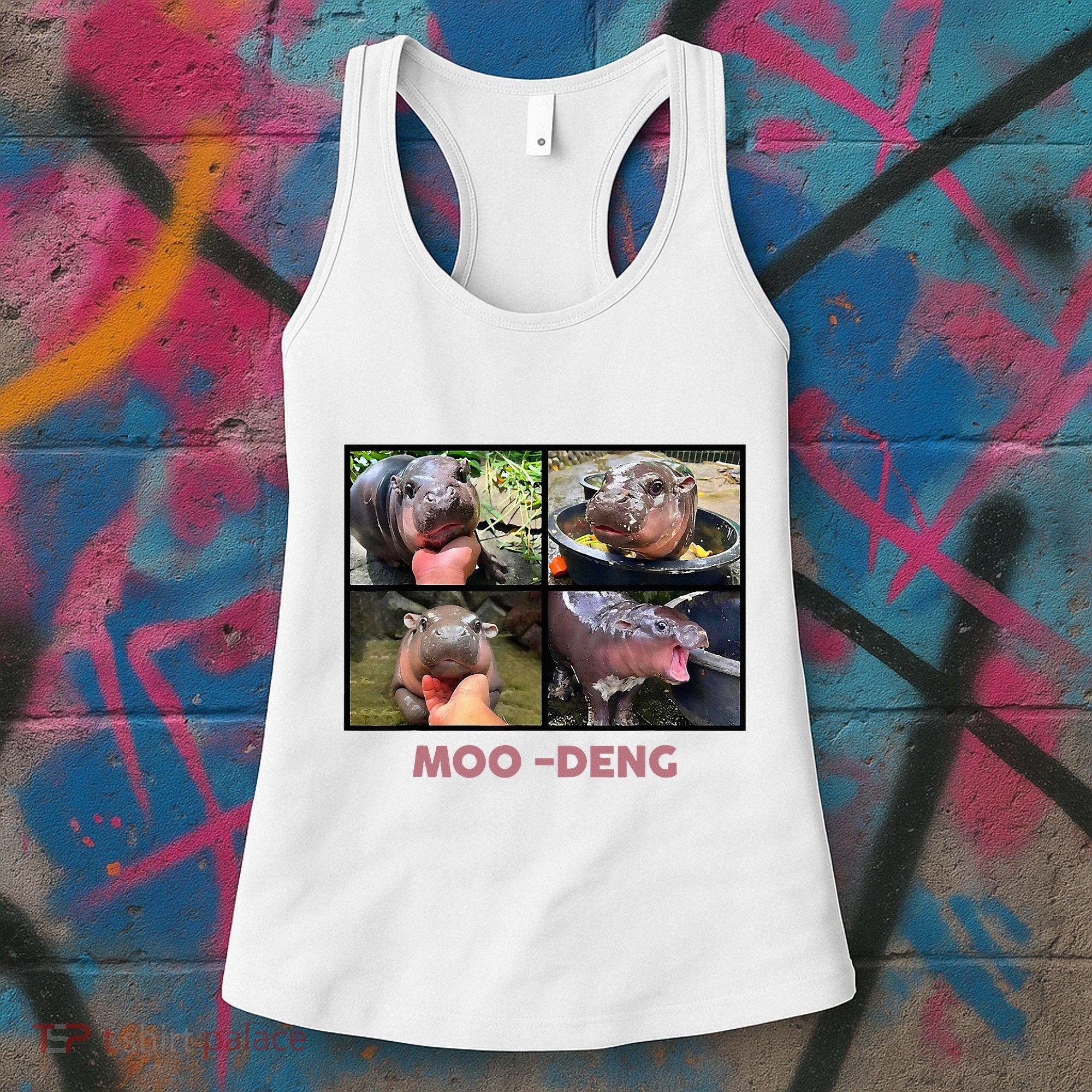 The Famous Baby Pigmy Hippo Moodeng Women's Tank Top
