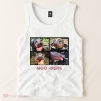 The Famous Baby Pigmy Hippo Moodeng Tank Top thumb 2