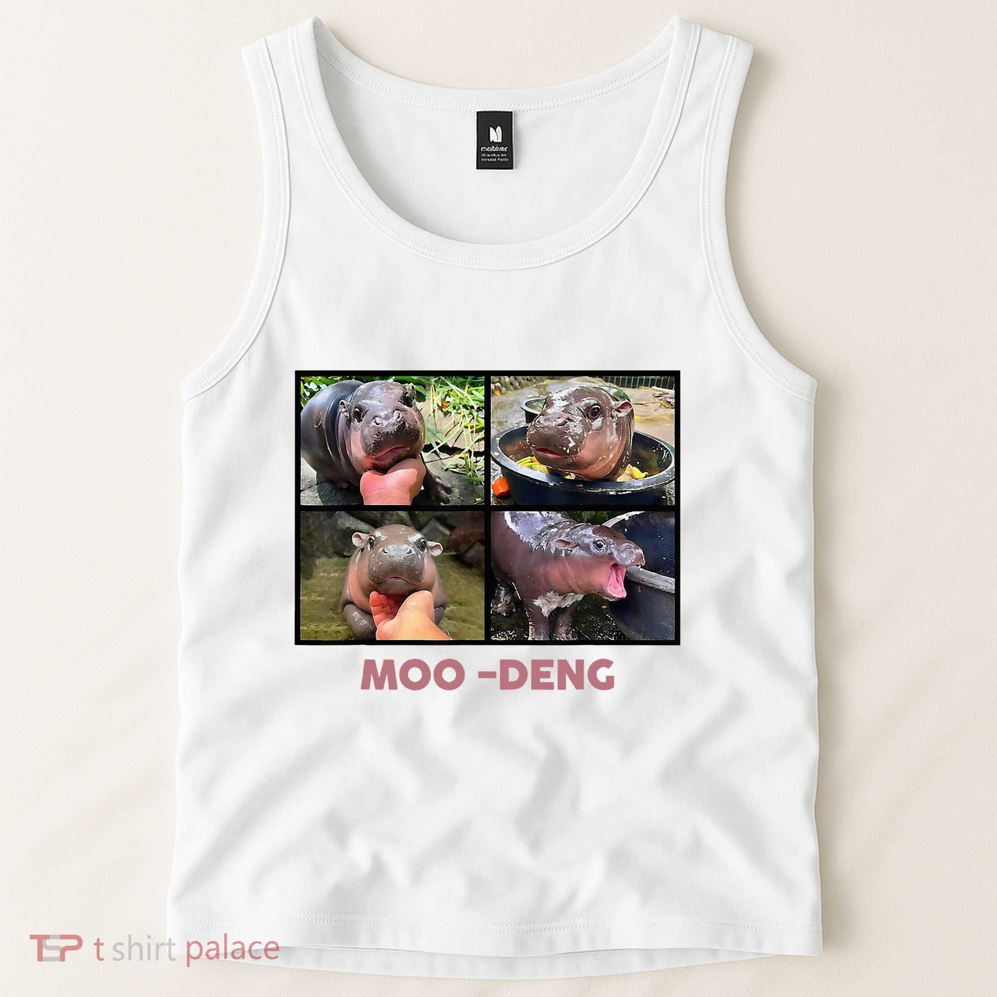 The Famous Baby Pigmy Hippo Moodeng Tank Top