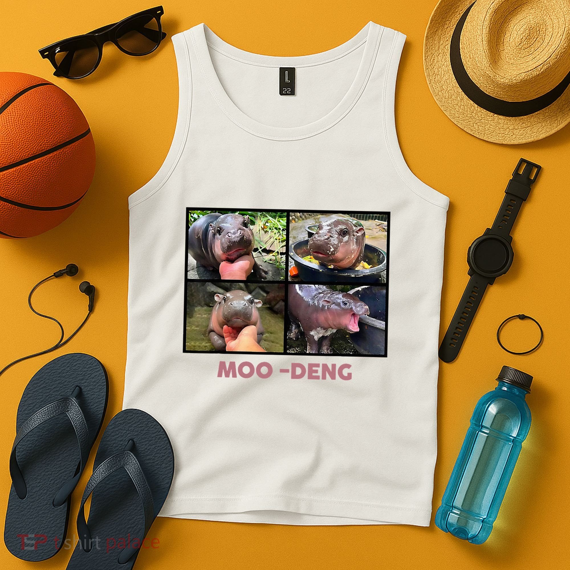The Famous Baby Pigmy Hippo Moodeng Tank Top